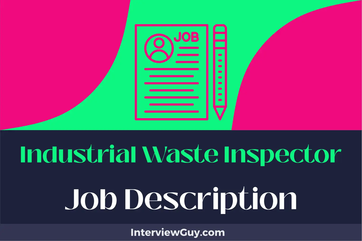 industrial waste inspector job description
