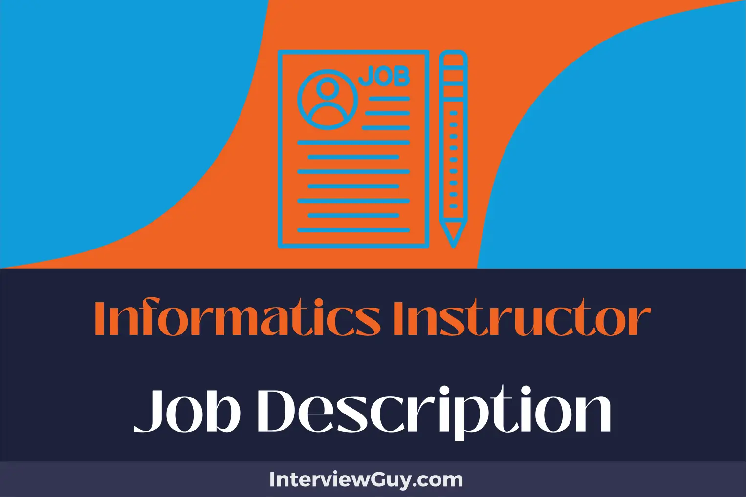 informatics instructor job description