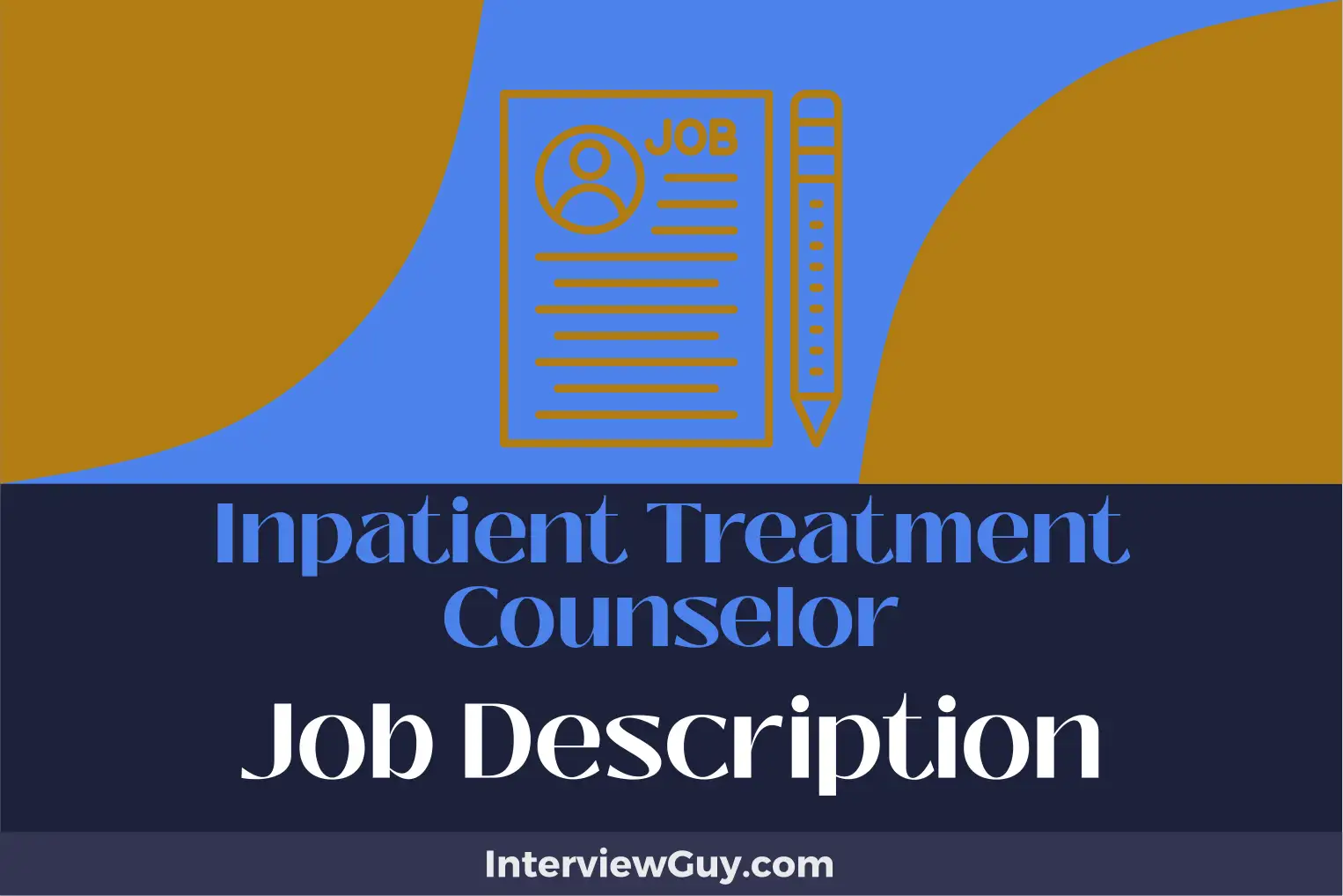 inpatient treatment counselor job description