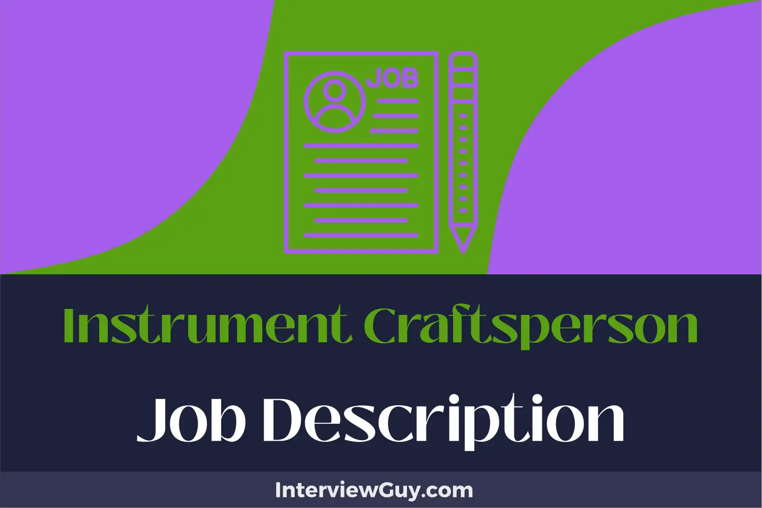 instrument craftsperson job description
