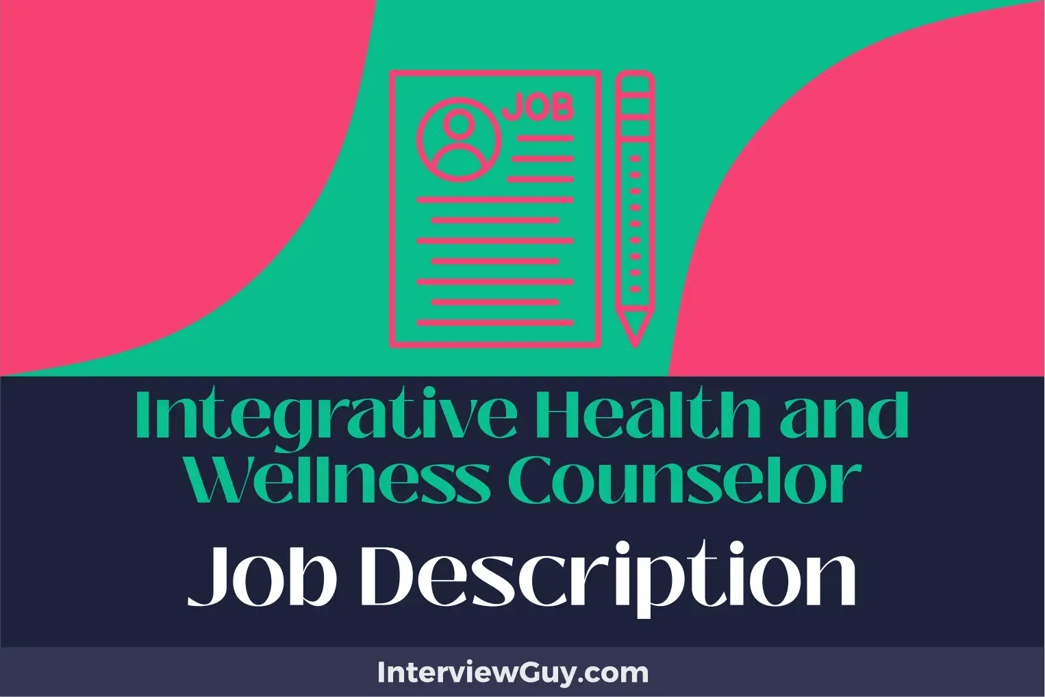integrative health and wellness counselor job description
