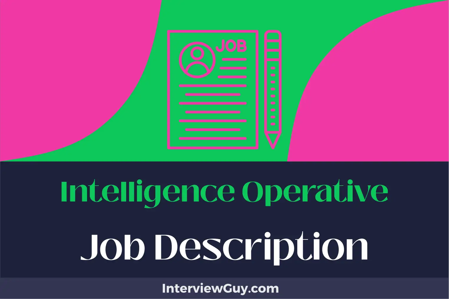 intelligence operative job description