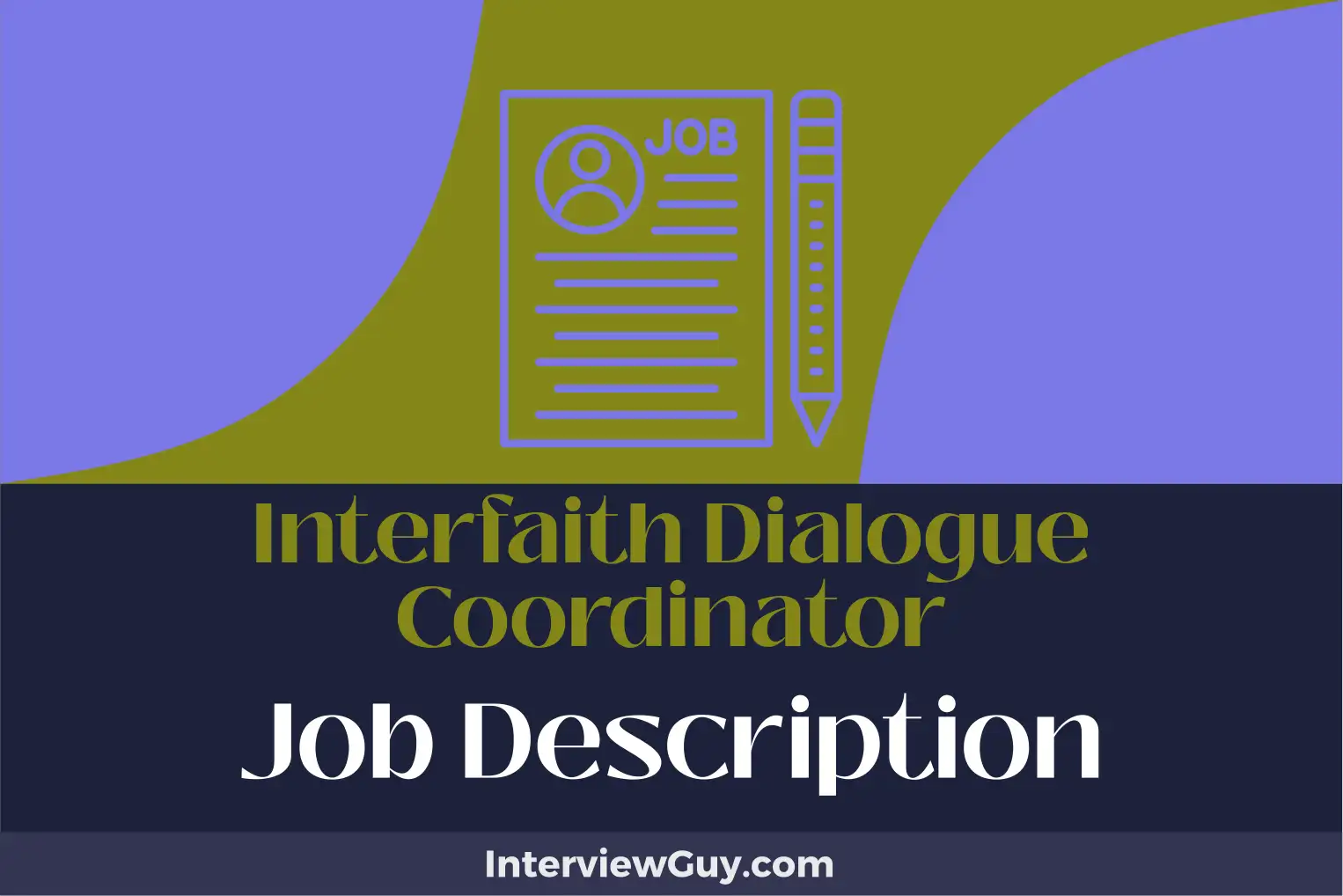 interfaith dialogue coordinator job description