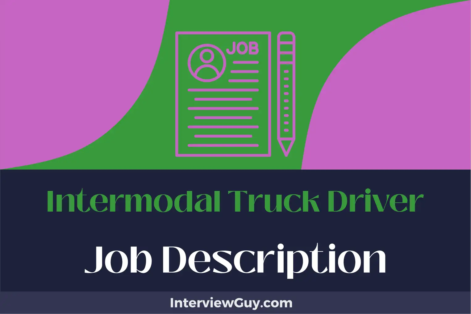 intermodal truck driver job description
