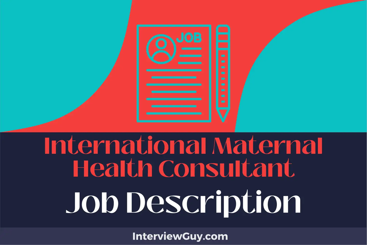 international maternal health consultant job description
