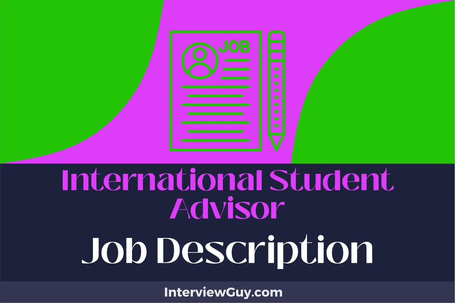 international student advisor job description