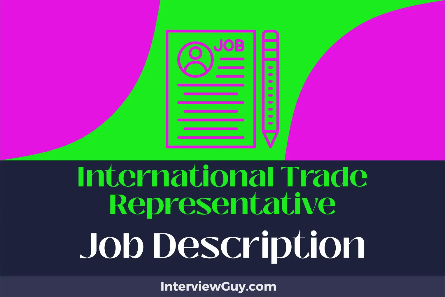 international trade representative job description