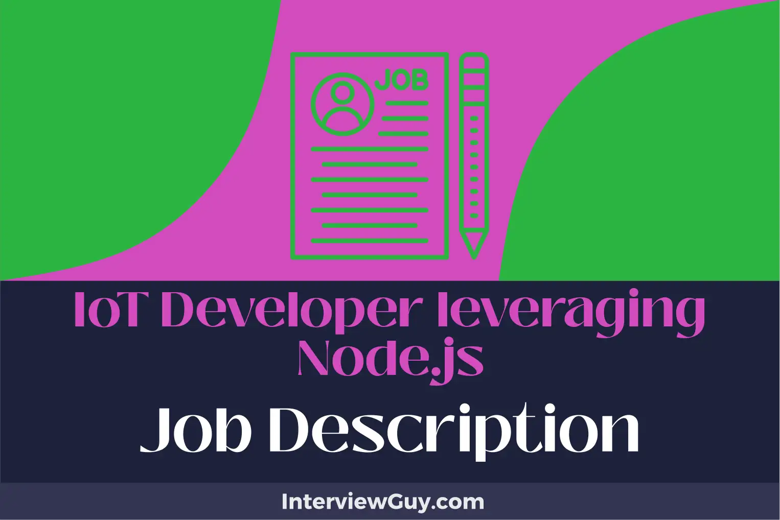iot developer leveraging node.js job description
