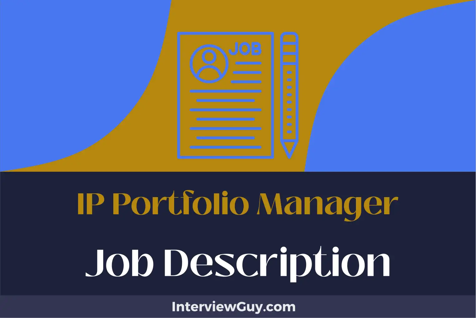 ip portfolio manager job description