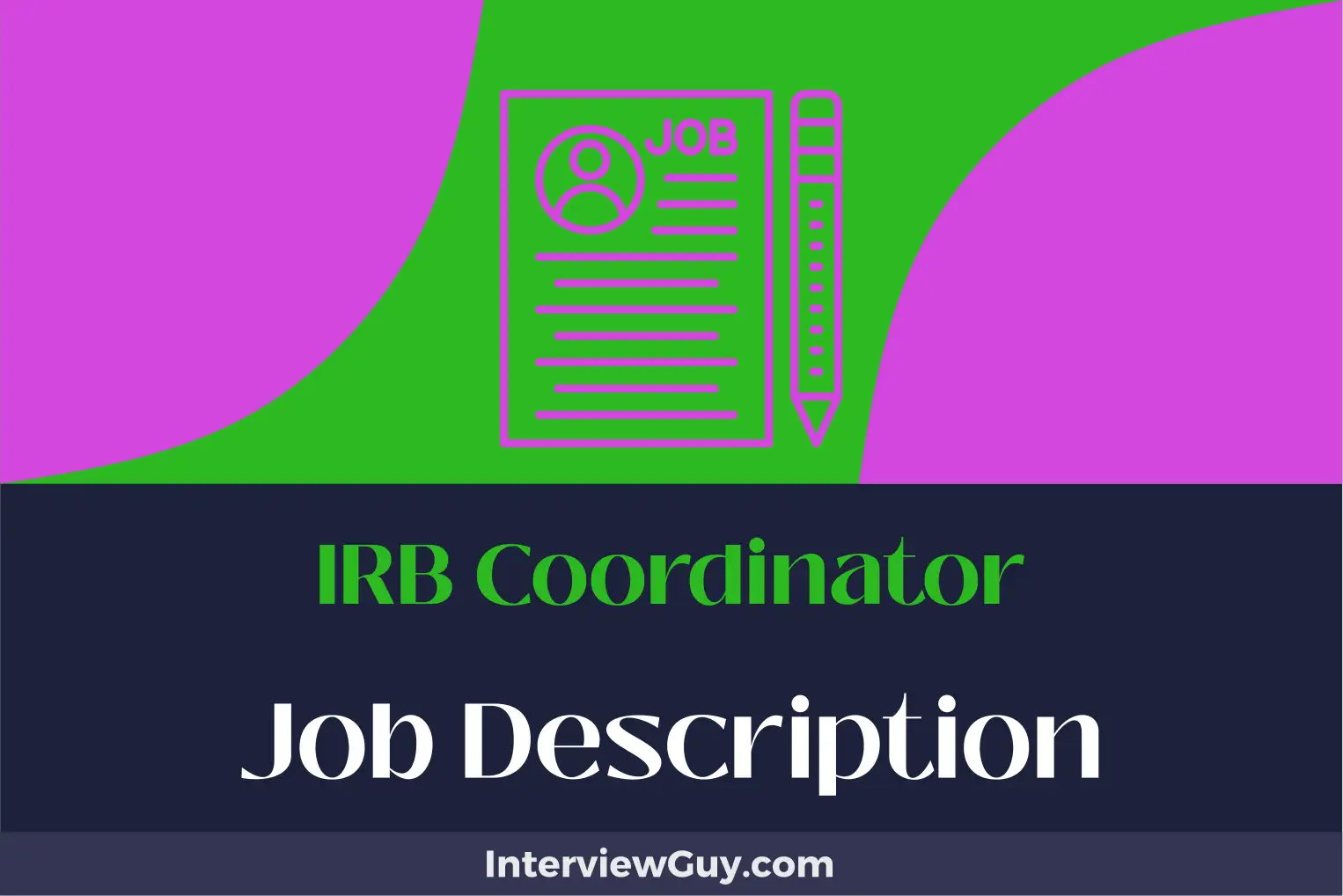 irb coordinator job description