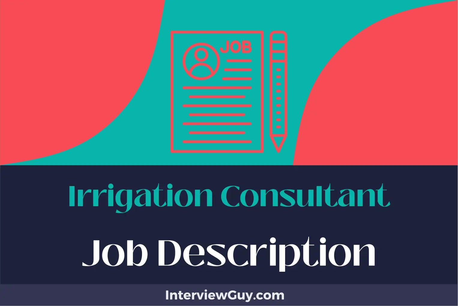 irrigation consultant job description