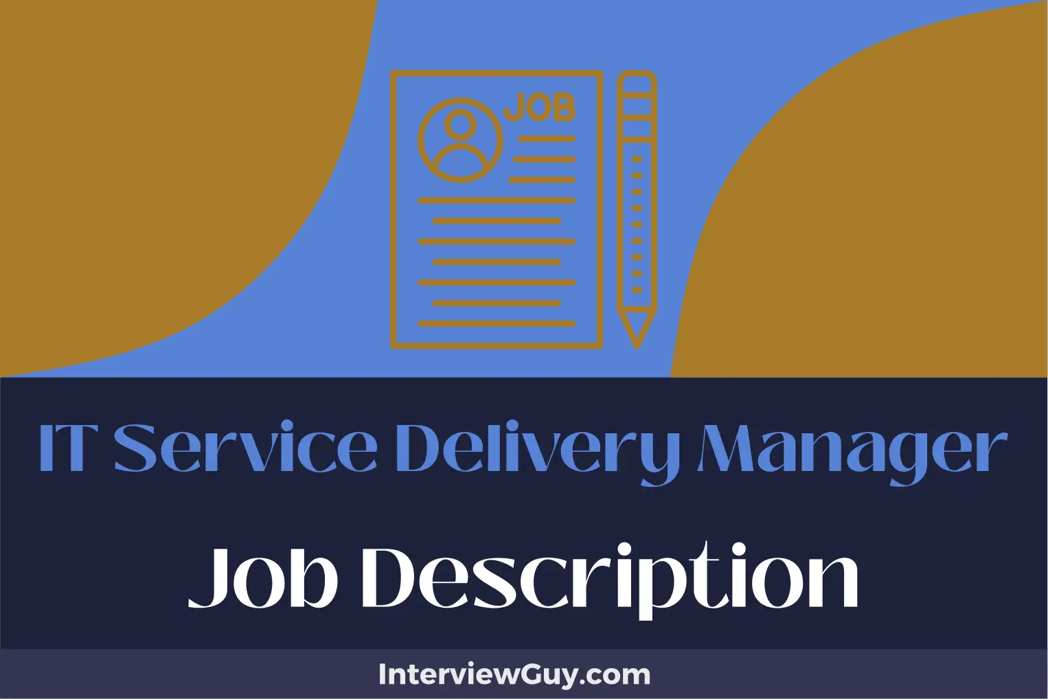 it service delivery manager job description