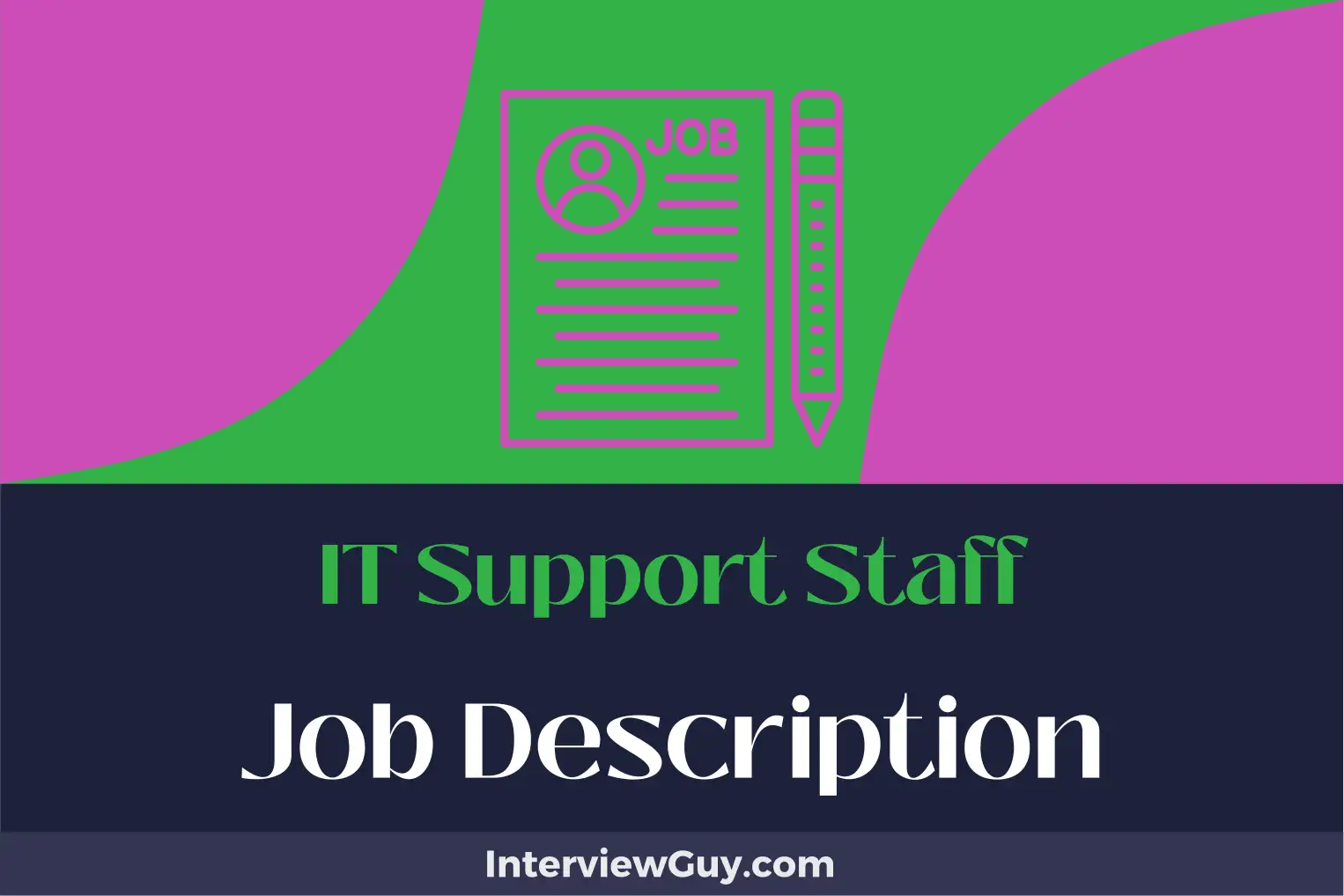 it support staff job description