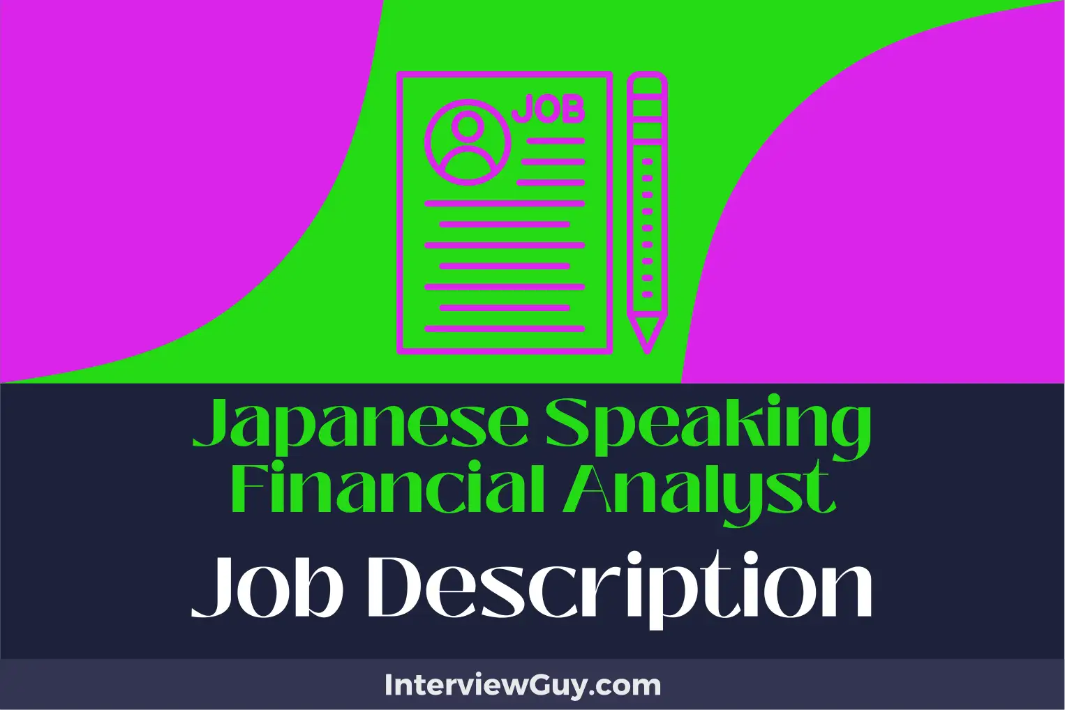 japanese speaking financial analyst job description