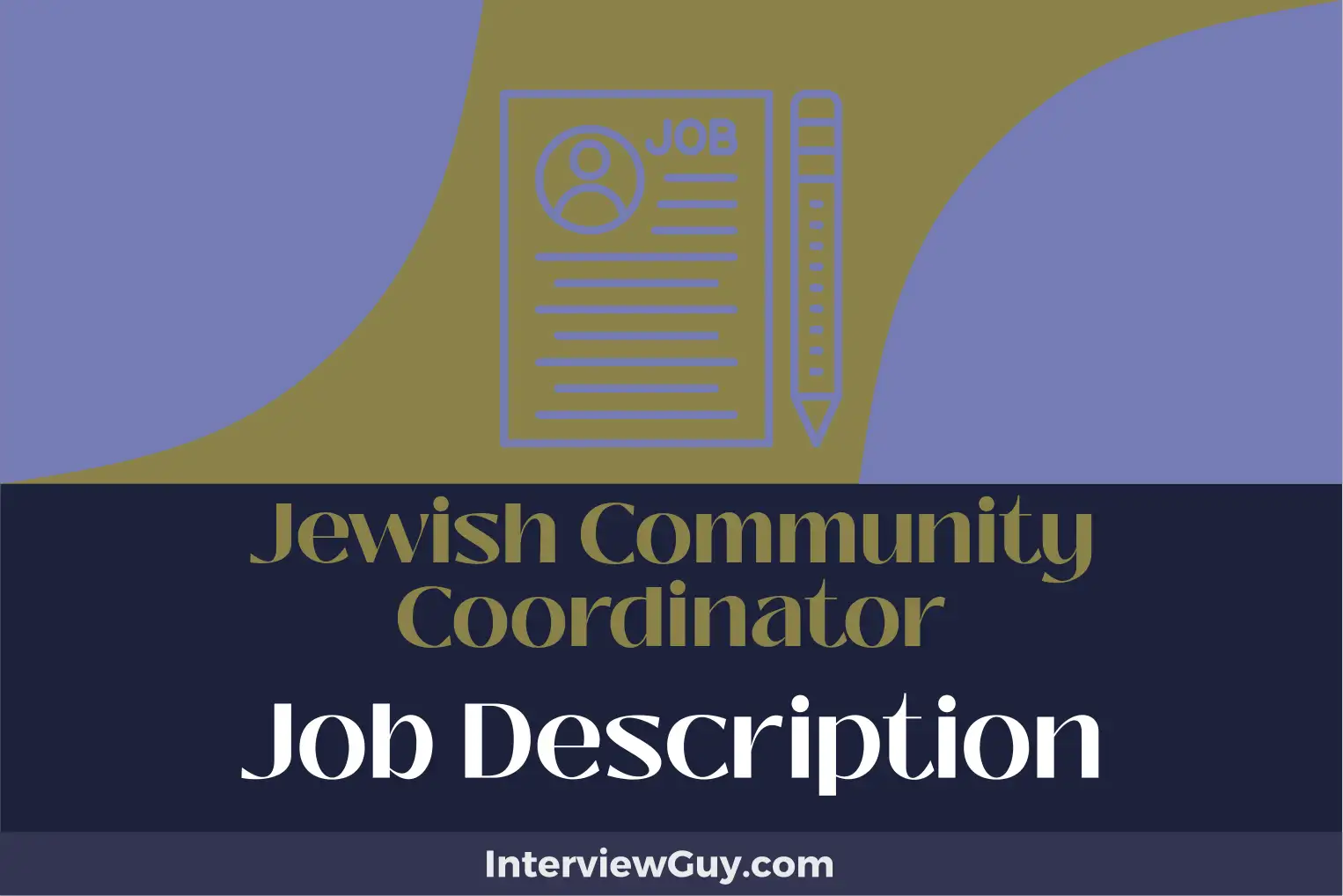 jewish community coordinator job description