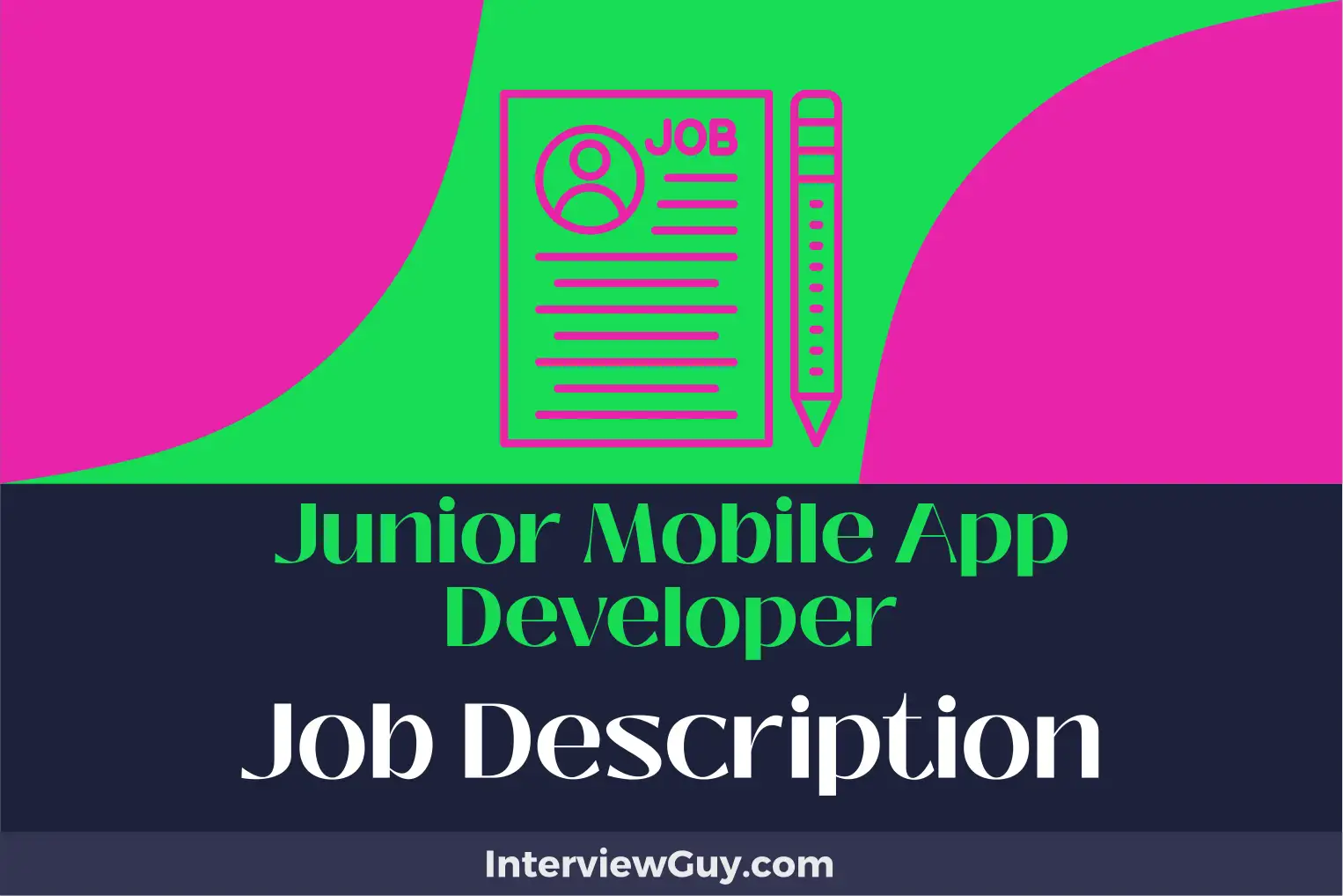 junior mobile app developer job description