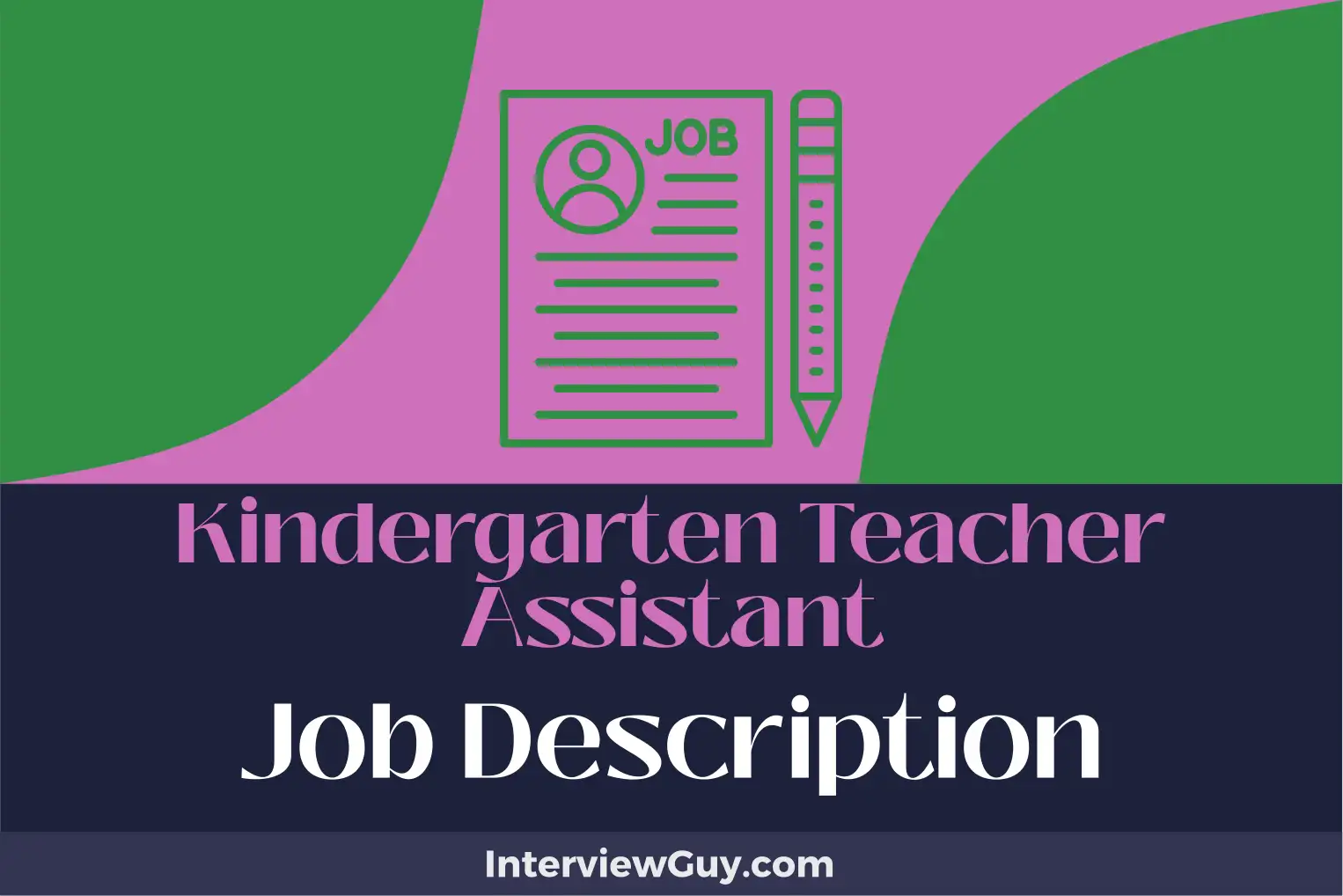 kindergarten teacher assistant job description