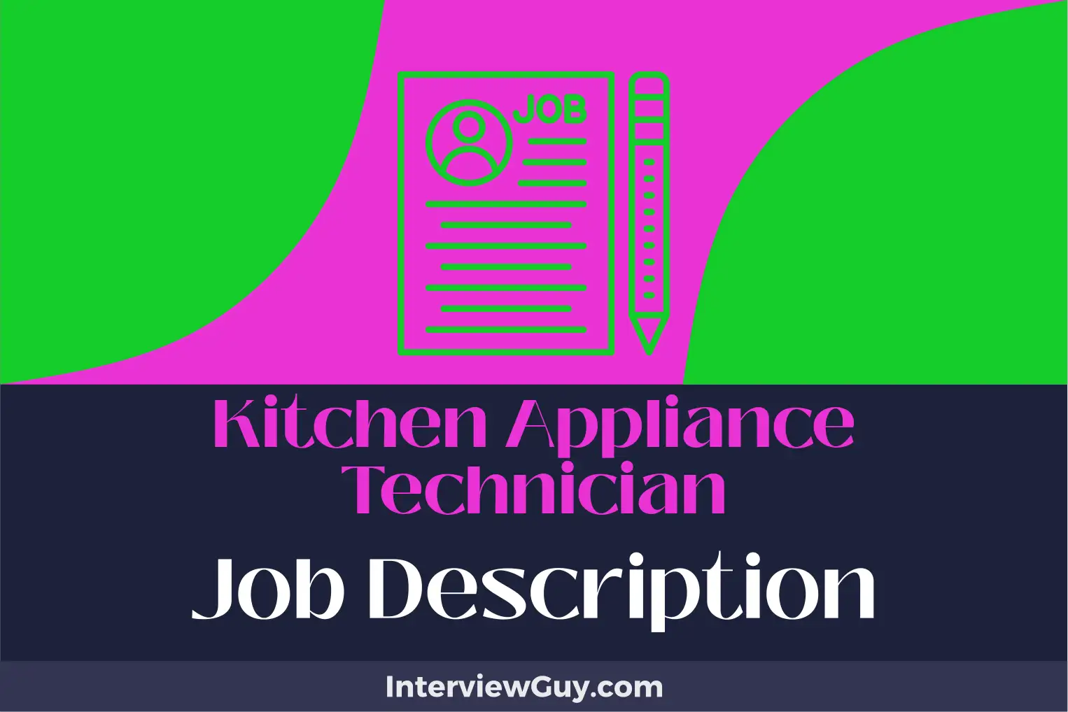 kitchen appliance technician job description