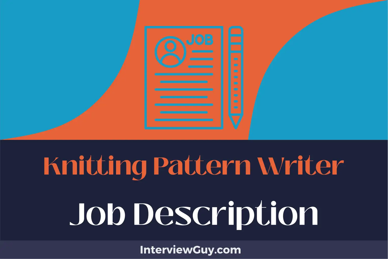 knitting pattern writer job description