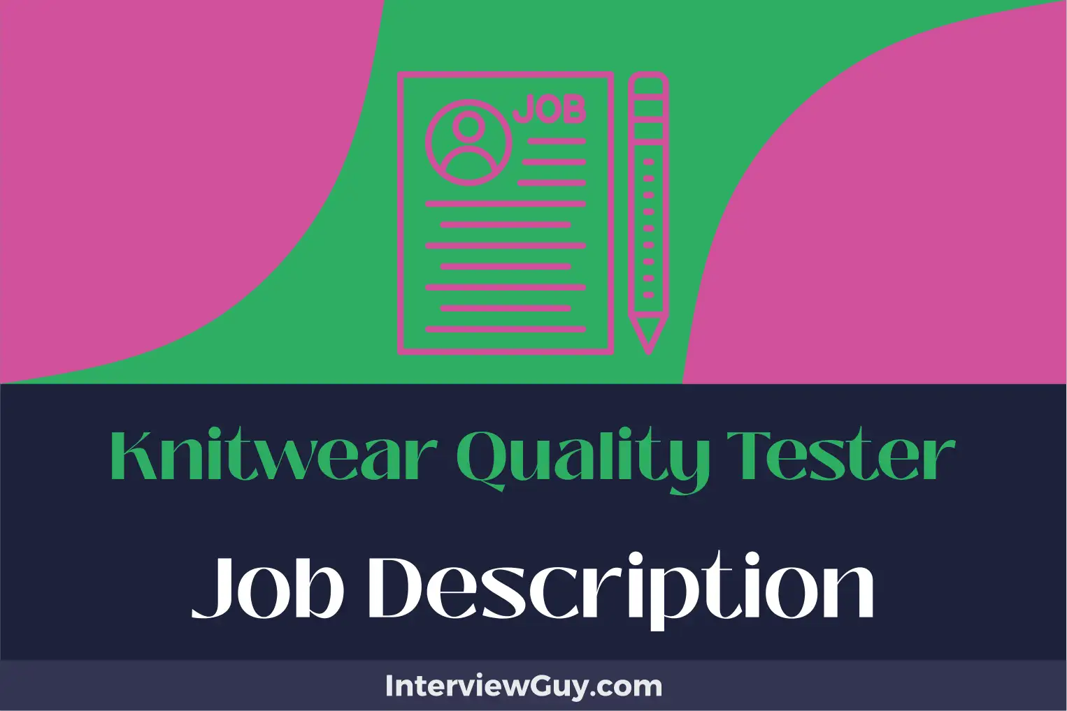 knitwear quality tester job description