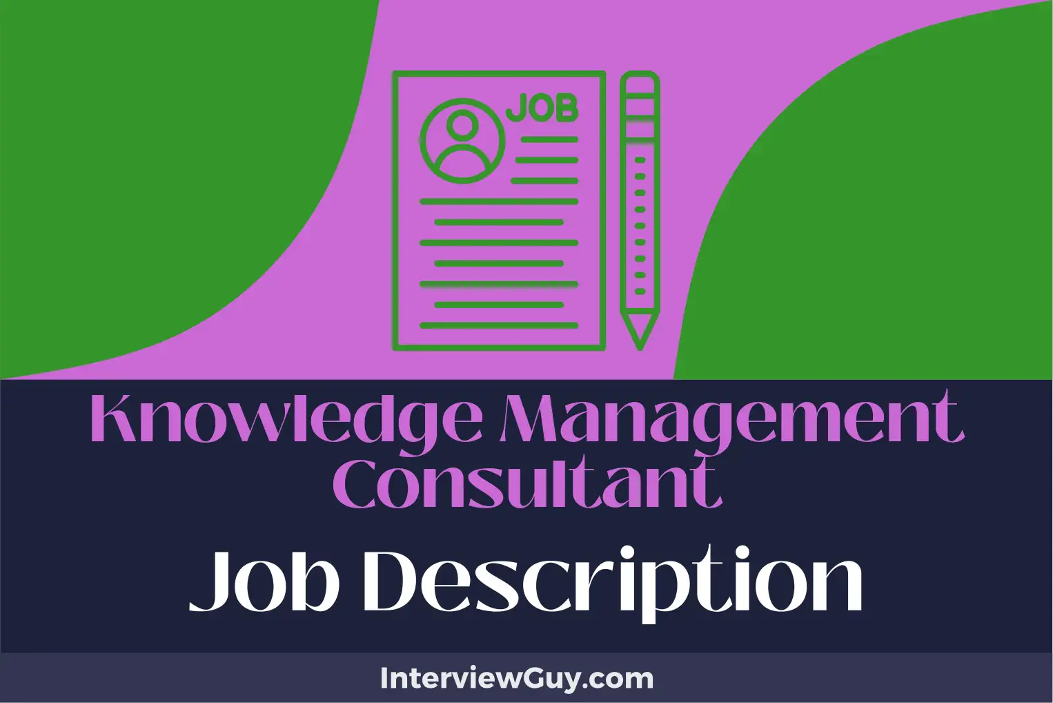 knowledge management consultant job description