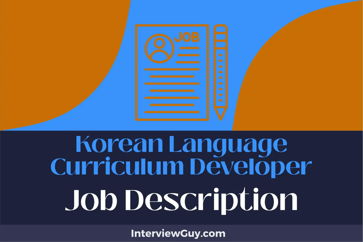 korean language curriculum developer job description