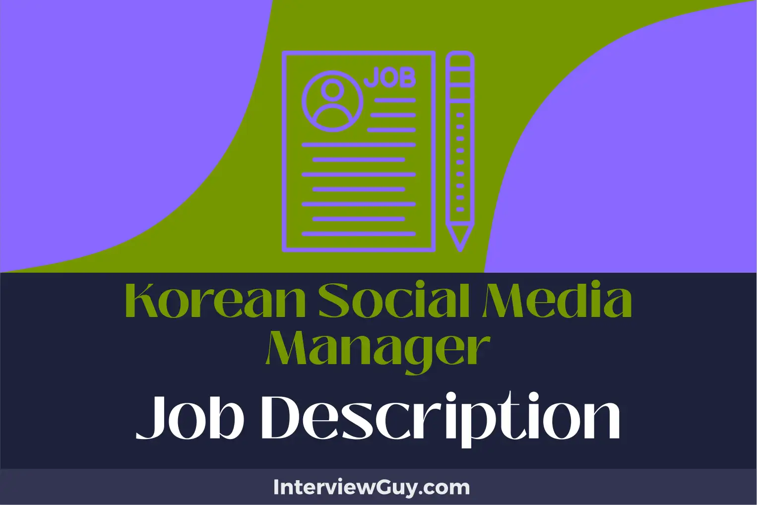 korean social media manager job description