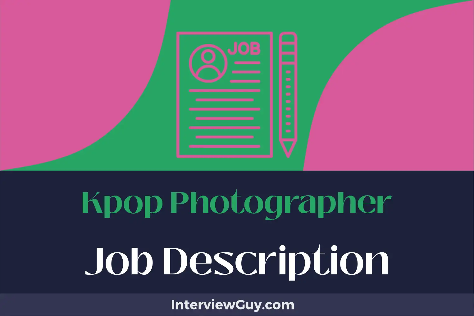 kpop photographer job description