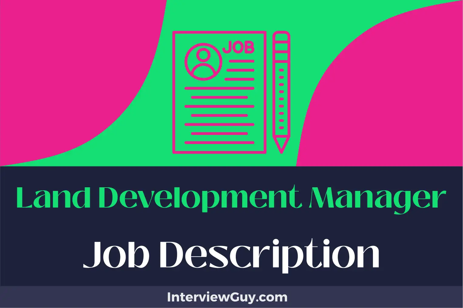 land development manager job description