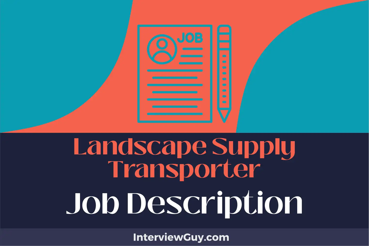 landscape supply transporter job description