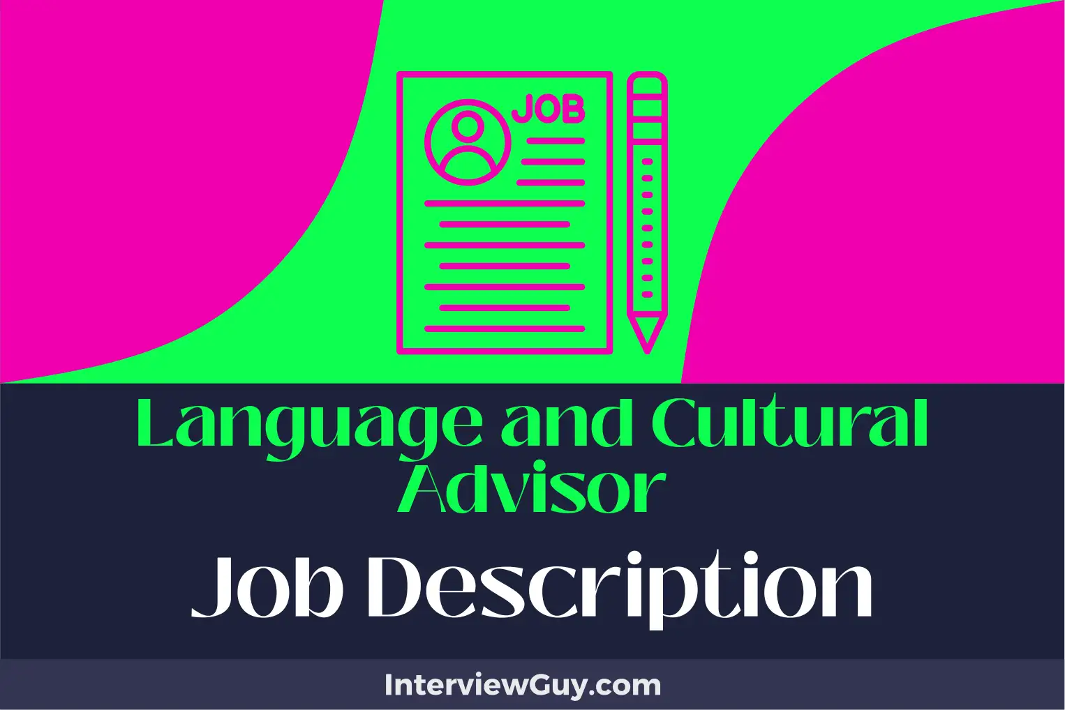 language and cultural advisor job description