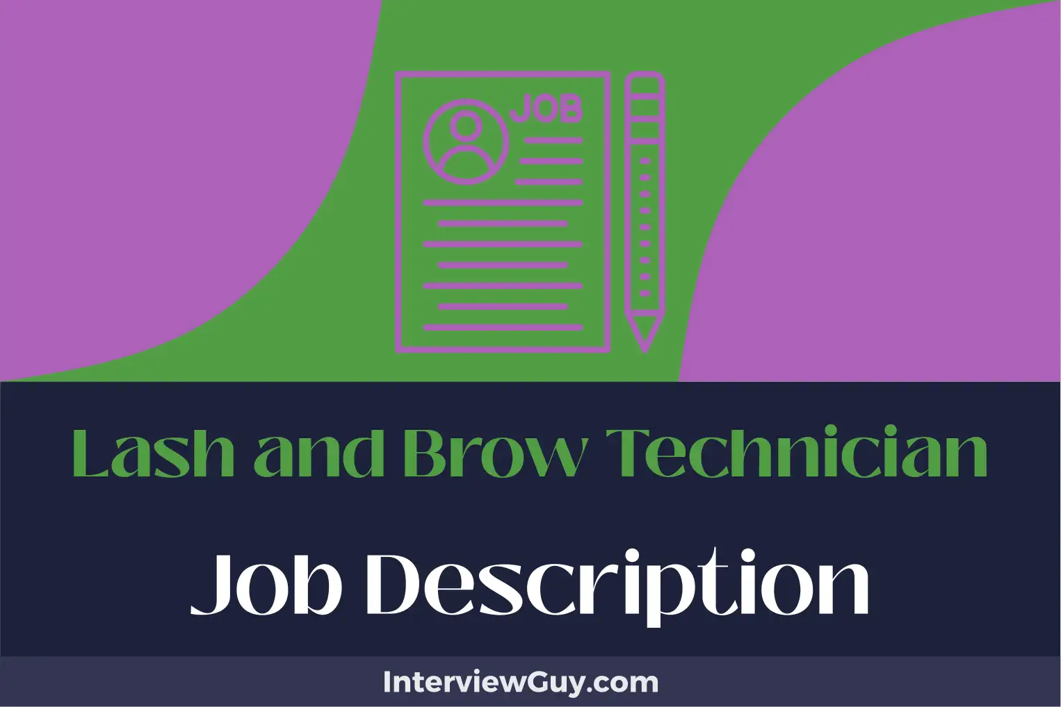 lash and brow technician job description