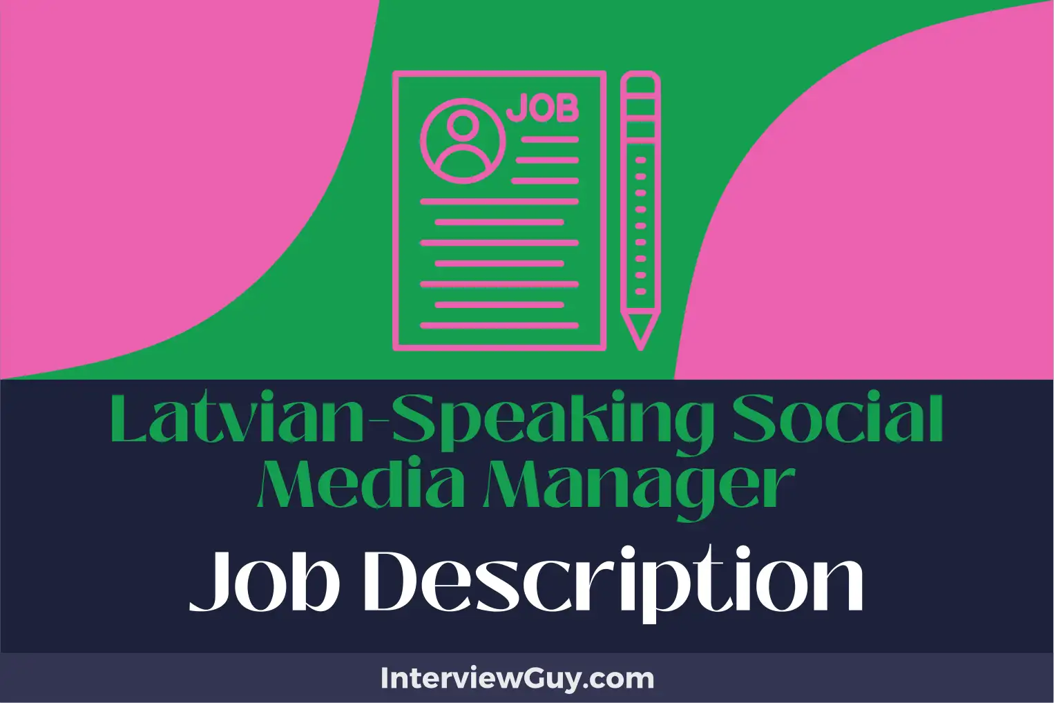 latvian-speaking social media manager job description