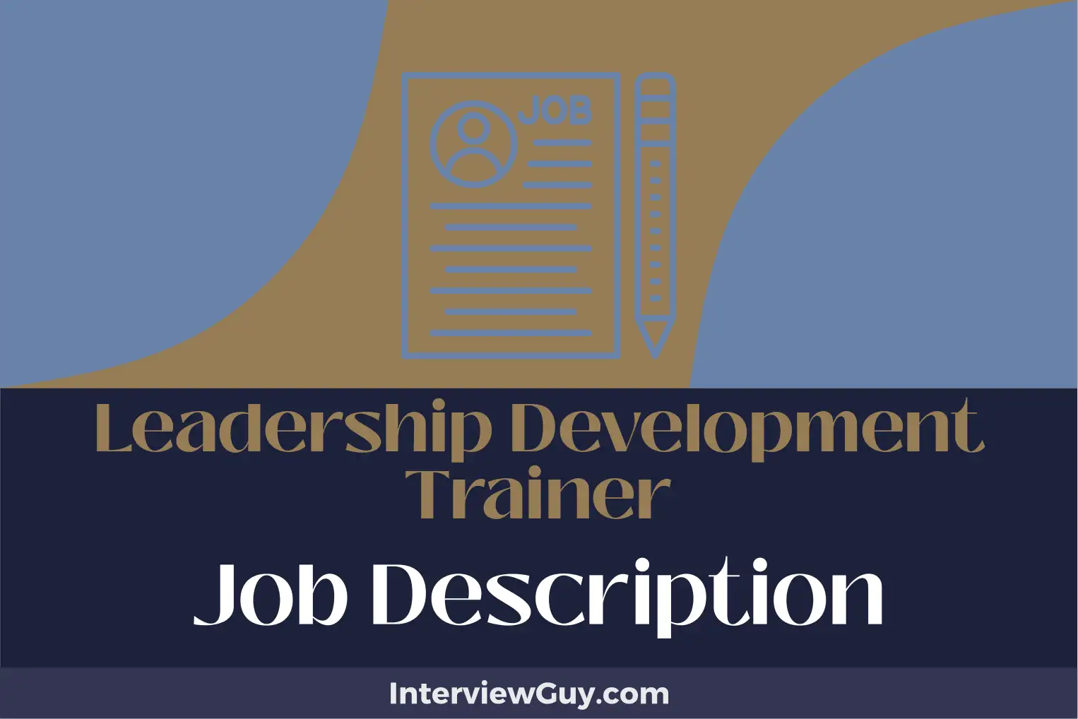 leadership development trainer job description