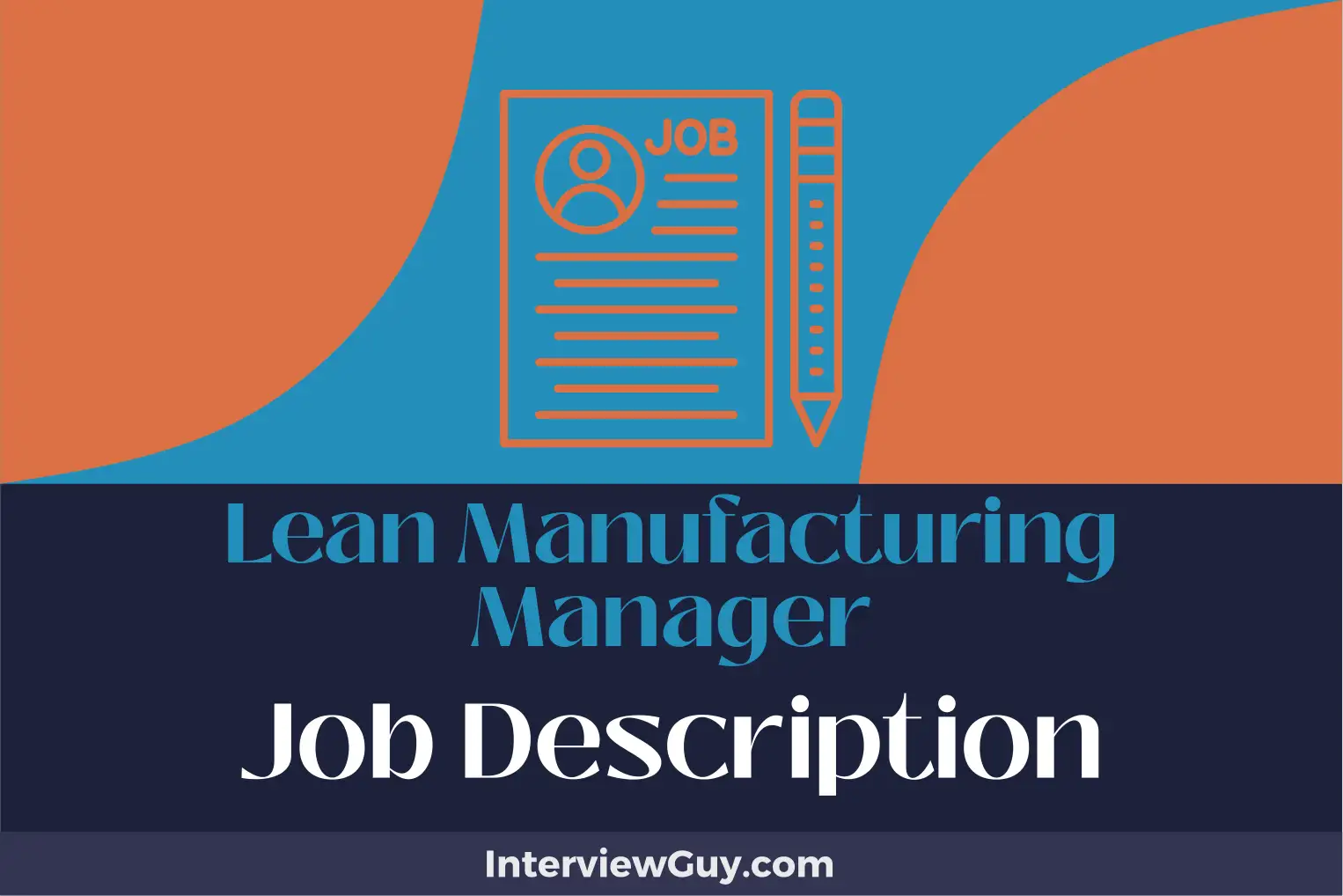 lean manufacturing manager job description