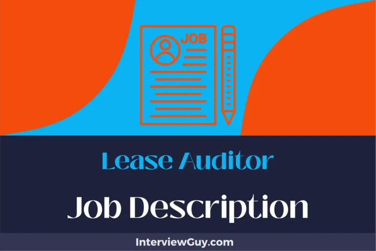 lease auditor job description