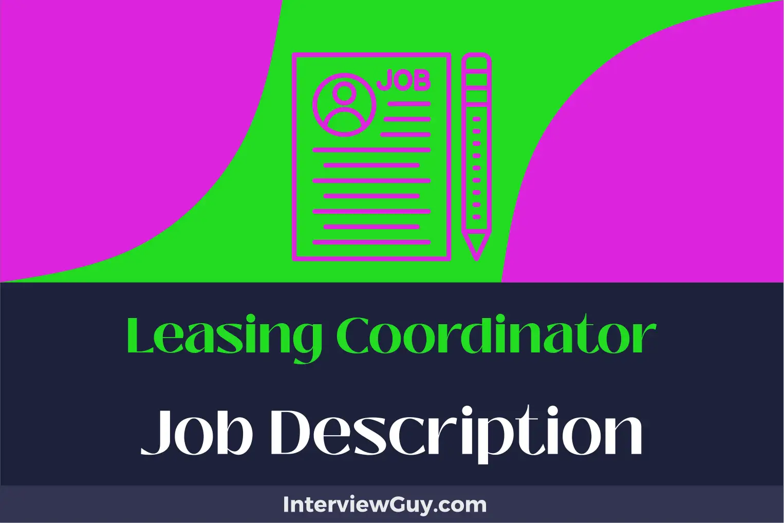 leasing coordinator job description