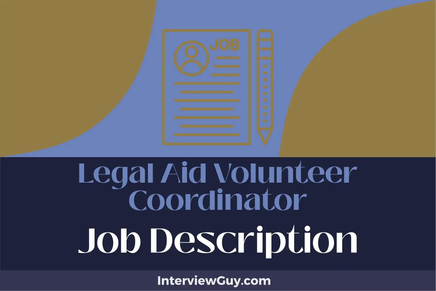 legal aid volunteer coordinator job description