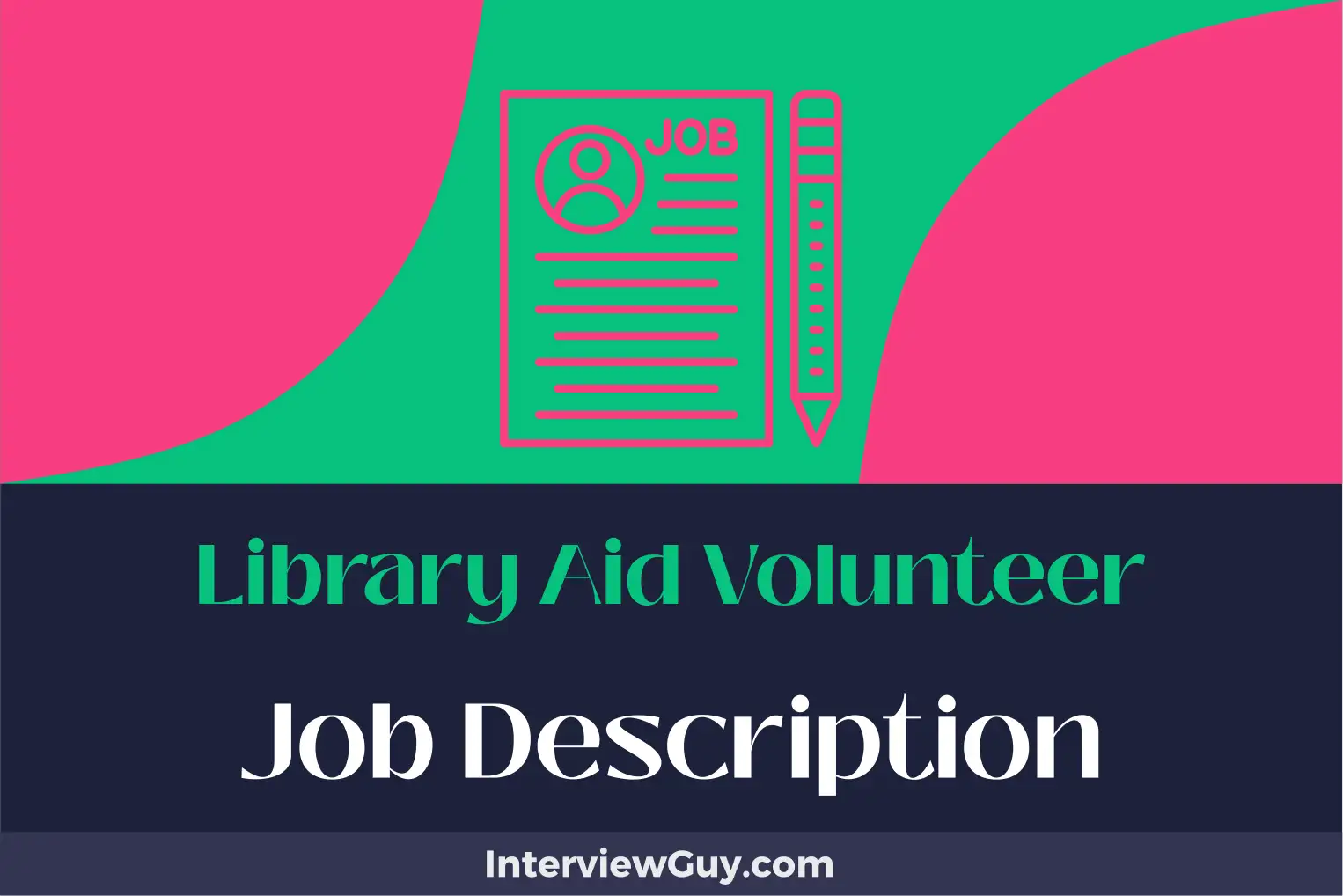 library aid volunteer job description