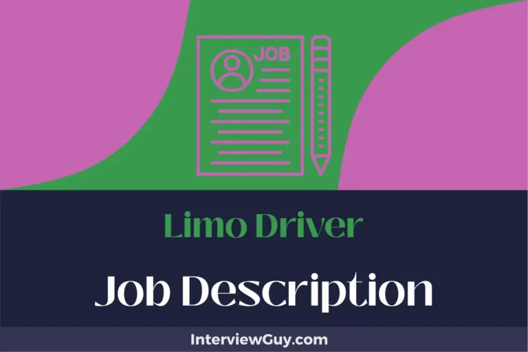 limo driver job description