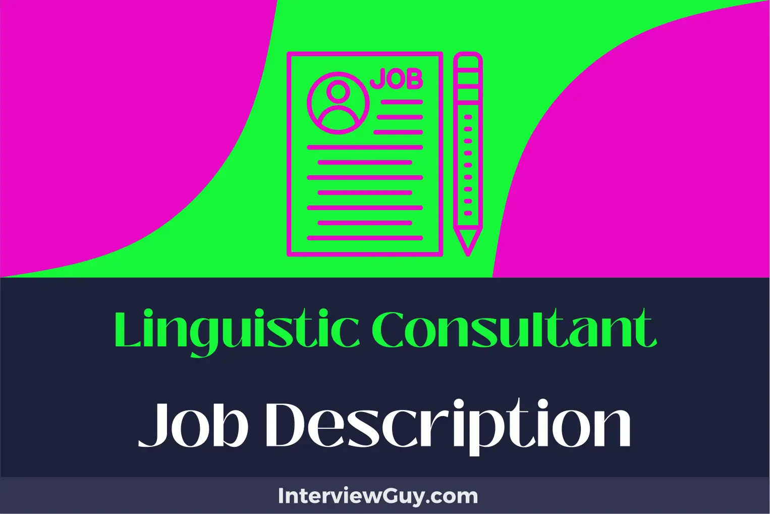 linguistic consultant job description