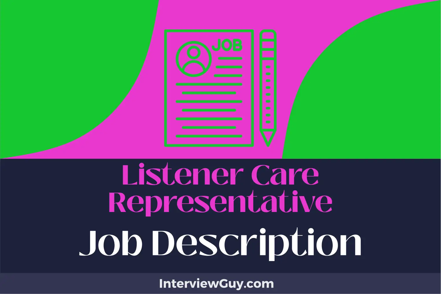 listener care representative job description