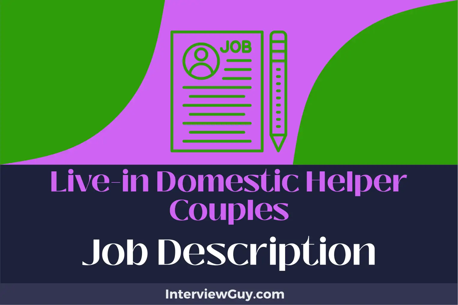 live-in domestic helper couples job description