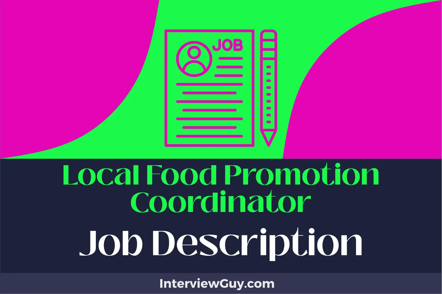 local food promotion coordinator job description