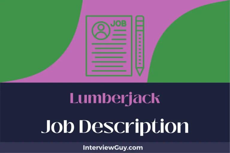 lumberjack job description
