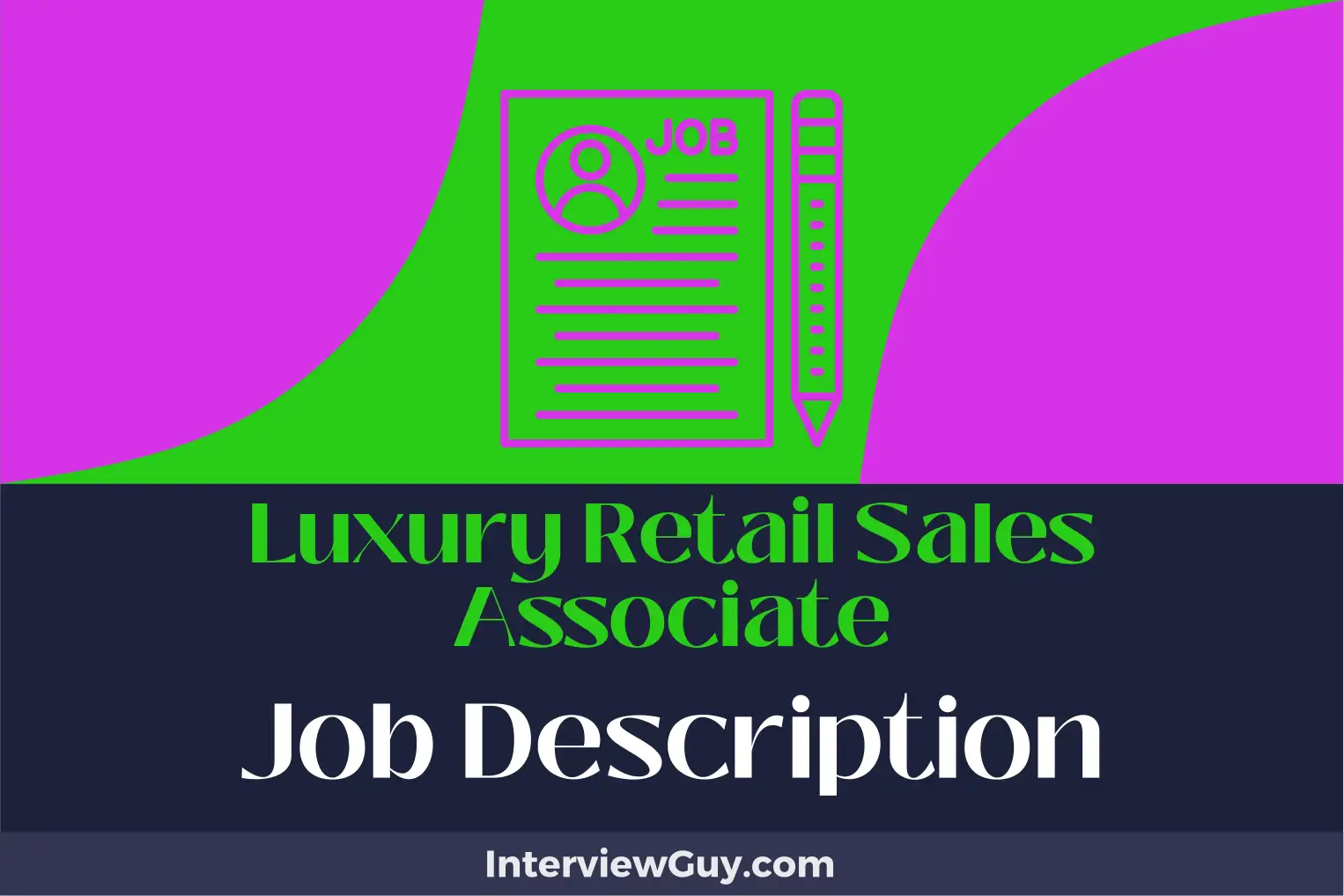 luxury retail sales associate job description