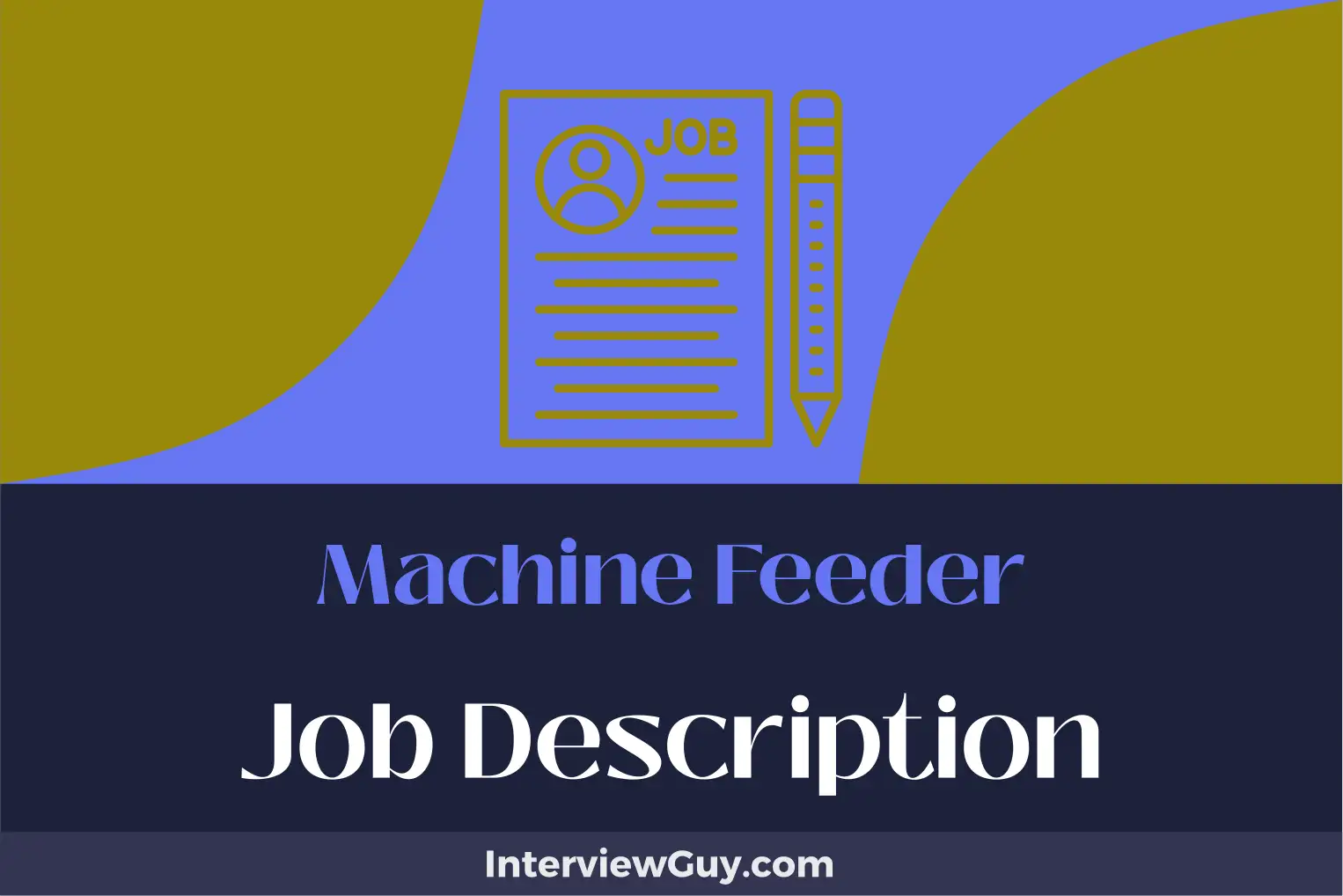 machine feeder job description