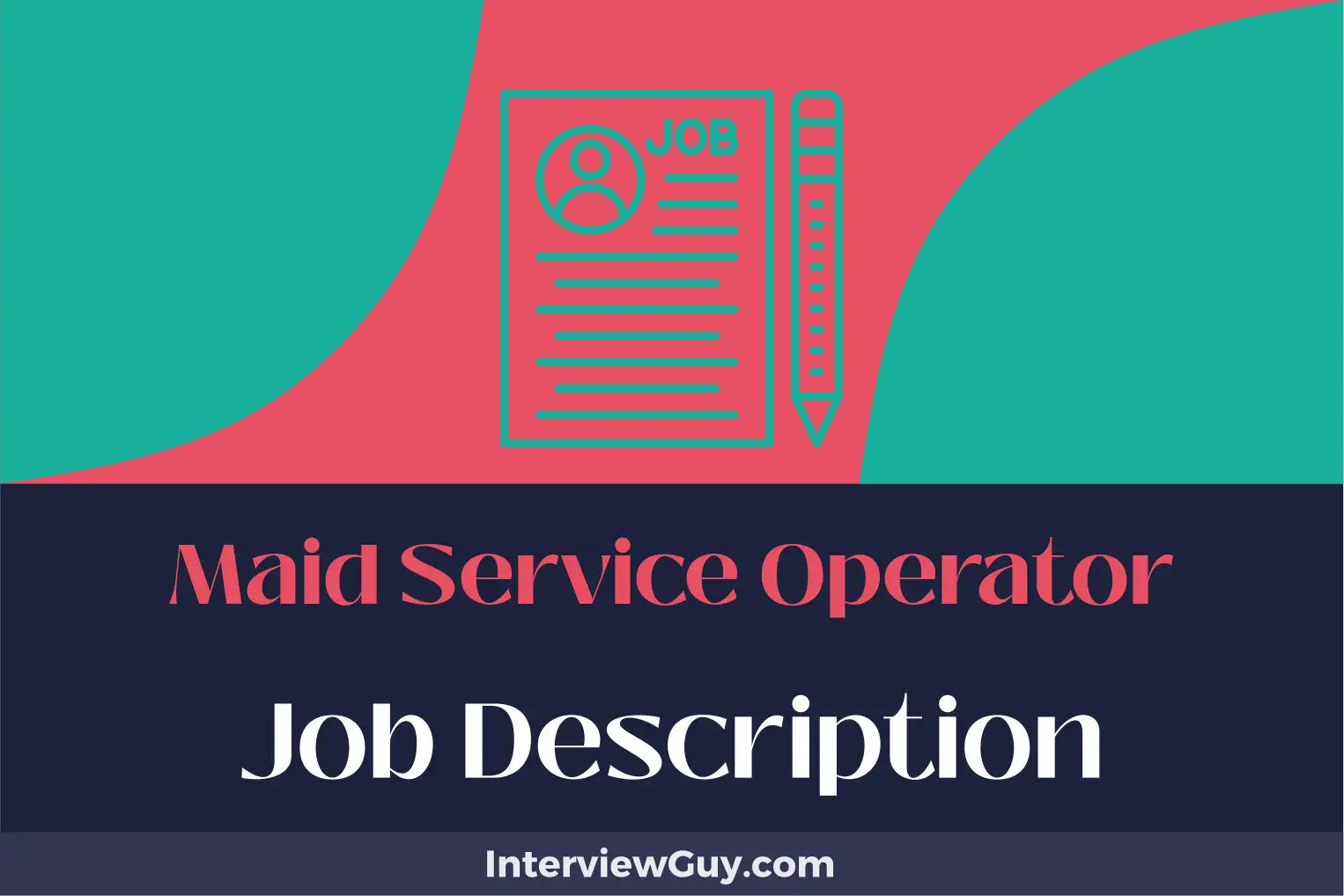 maid service operator job description