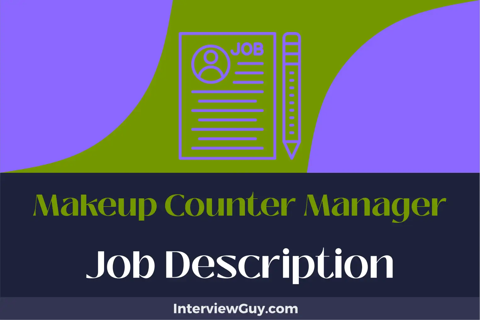 makeup counter manager job description