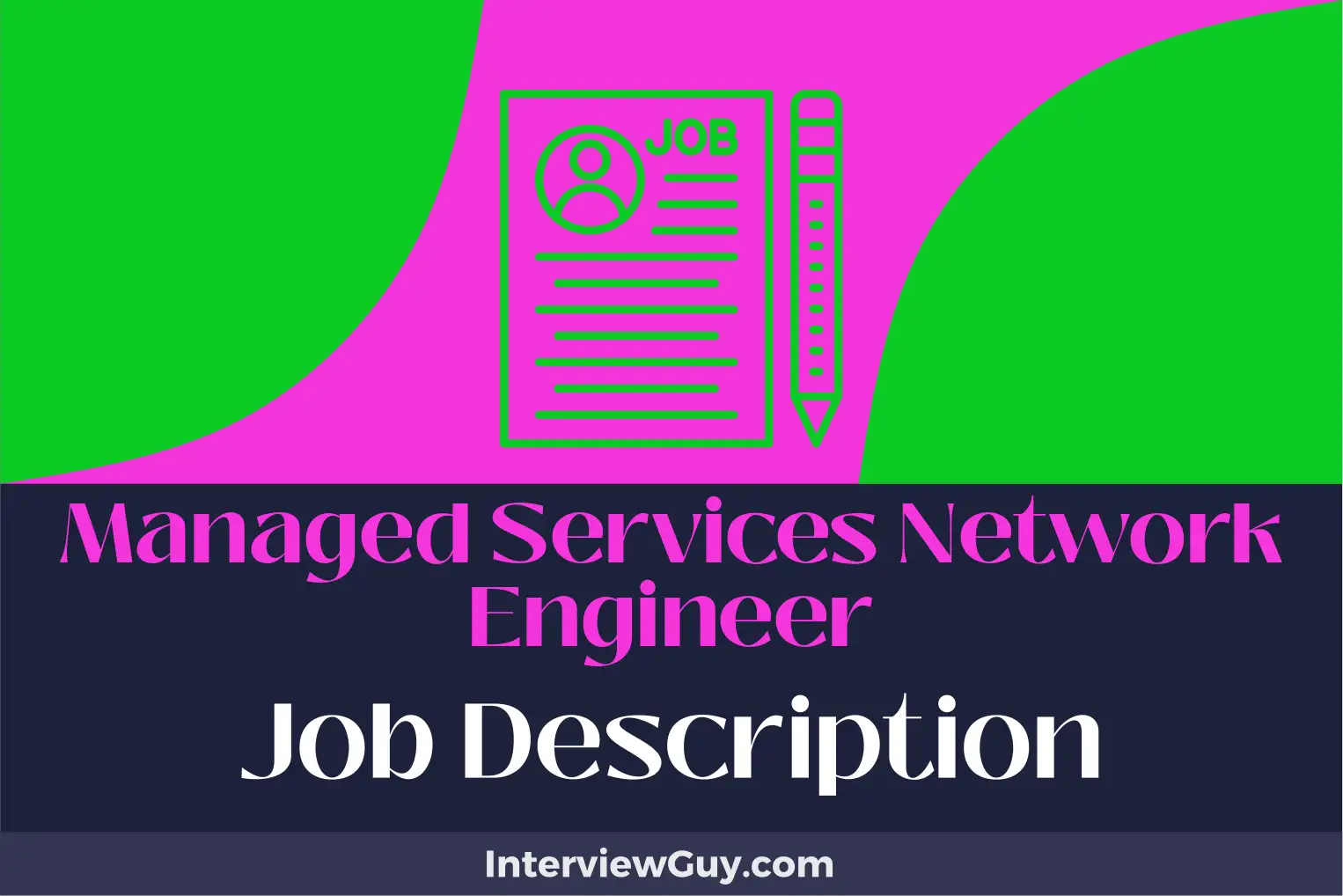 managed services network engineer job description